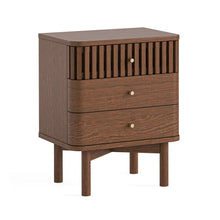 Load image into Gallery viewer, Solano 3 Drawer Bedside - Brown