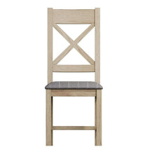 Load image into Gallery viewer, Heritage Oak Grey Dining Chair