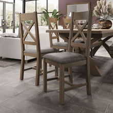 Load image into Gallery viewer, Heritage Oak Grey Dining Chair