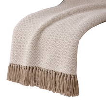 Load image into Gallery viewer, Malini Ansel Natural Throw