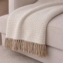 Load image into Gallery viewer, Malini Ansel Natural Throw
