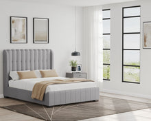 Load image into Gallery viewer, Maisie Upholstered Bed - Grey
