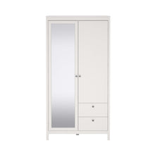 Load image into Gallery viewer, Marley 2 Door 2 Drawers Wardrobe - White