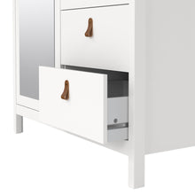 Load image into Gallery viewer, Marley 2 Door Mirrored Wardrobe with 2 Drawers - White