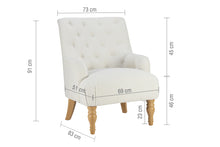 Load image into Gallery viewer, Paulio Chair - White