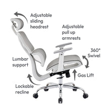 Load image into Gallery viewer, Panini Grey Mesh Office Chair
