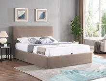Load image into Gallery viewer, Ellie Fabric Ottoman Bed - Beige