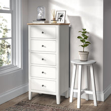 Load image into Gallery viewer, Mallie White Tallboy Chest