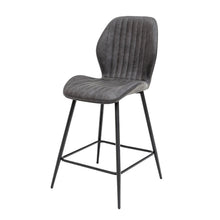 Load image into Gallery viewer, Stacey Counter Stool - Charcoal PU