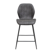 Load image into Gallery viewer, Stacey Counter Stool - Charcoal PU