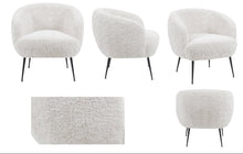 Load image into Gallery viewer, Stella Bedroom Chair - Lamb White
