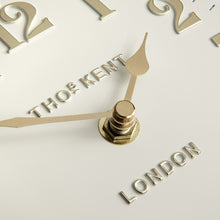 Load image into Gallery viewer, Thomas Kent Arabic 6" Oatmeal Mantel Clock
