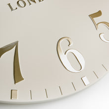 Load image into Gallery viewer, Thomas Kent 20" Arabic Oatmeal Wall Clock