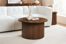 Load image into Gallery viewer, Avino Walnut Fluted Coffee Table
