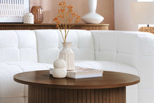 Load image into Gallery viewer, Avino Walnut Fluted Coffee Table
