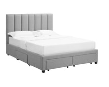 Load image into Gallery viewer, Hailey Grey Storage Bed