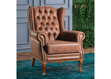 Load image into Gallery viewer, Opulence Queen Anne Chair - Brown