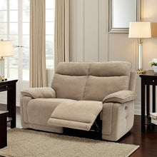 Load image into Gallery viewer, Clarence Fabric Electric 2 Seater Recliner - Camel