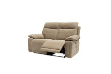 Load image into Gallery viewer, Clarence Fabric Electric 2 Seater Recliner - Camel
