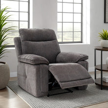 Load image into Gallery viewer, Clarence Fabric Electric Recliner - Charcoal
