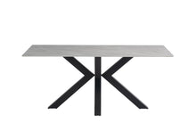 Load image into Gallery viewer, Clara 1.8m Table in Grey w/black legs