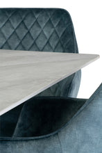 Load image into Gallery viewer, Clara 1.8m Table in Grey w/black legs