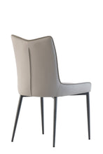 Load image into Gallery viewer, Lucca Dining Chair Grey/Light Grey with Black Legs