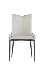 Load image into Gallery viewer, Lucca Dining Chair Grey/Light Grey with Black Legs
