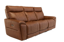 Load image into Gallery viewer, Dorzano Leather Electric Reclining 3 Seater - Tan