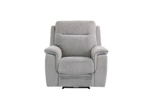 Load image into Gallery viewer, Hawaii Electric Reclining Sofa - Silver Grey Herringbone