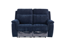 Load image into Gallery viewer, Hawaii Electric Reclining Sofa - Blue Herringbone
