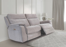 Load image into Gallery viewer, Hawaii Electric Reclining Sofa - Silver Grey Herringbone