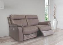 Load image into Gallery viewer, Hawaii Electric Reclining Sofa - Grey Leather