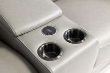 Load image into Gallery viewer, Hawaii Electric Reclining Sofa - Grey Leather
