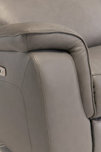 Load image into Gallery viewer, Hawaii Electric Reclining Sofa - Grey Leather