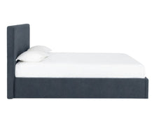 Load image into Gallery viewer, Ellie Fabric Ottoman Bed - Navy