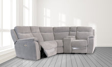 Load image into Gallery viewer, Hawaii Corner Group - Silver Grey Herringbone
