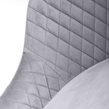 Load image into Gallery viewer, Sanwara Brushed Velvet Grey Bar Stool