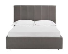 Load image into Gallery viewer, Lara Bed - Grey Velvet