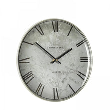 Load image into Gallery viewer, Thomas Kent Roma 14" Wall Clock Silver