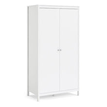 Load image into Gallery viewer, Marley 2 Door Wardrobe - White