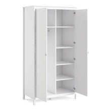 Load image into Gallery viewer, Marley 2 Door Wardrobe - White
