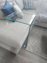Load image into Gallery viewer, Elegance Glass Sofa Table