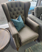 Load image into Gallery viewer, Opulence Queen Anne Chair - Grey