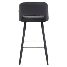 Load image into Gallery viewer, Watson Grey Velvet Bar Stool