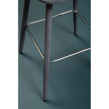 Load image into Gallery viewer, Watson Grey Velvet Bar Stool