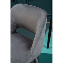 Load image into Gallery viewer, Watson Grey Velvet Bar Stool