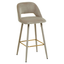 Load image into Gallery viewer, Watson Mink Velvet Bar Stool