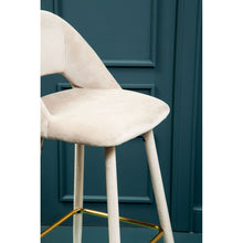 Load image into Gallery viewer, Watson Mink Velvet Bar Stool