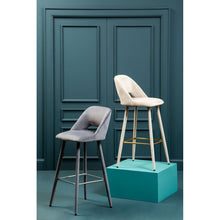 Load image into Gallery viewer, Watson Mink Velvet Bar Stool